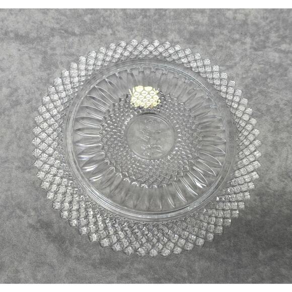 Avon American Lead Crystal Fostoria Glass Collectible Plates Door Knocker & Rose - Picture 8 of 12